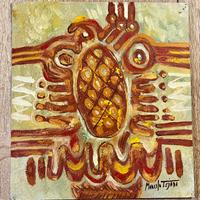 Dipinto ad olio su cartoncino 2