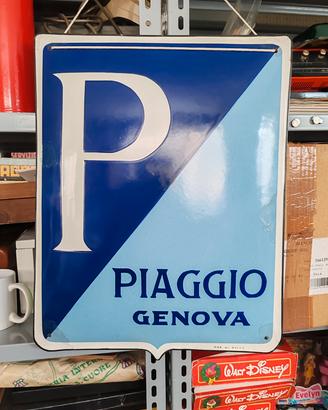Insegna  Scudo Piaggio Tabella  Quadra