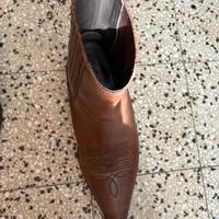 Scarpe con tacco stile texano