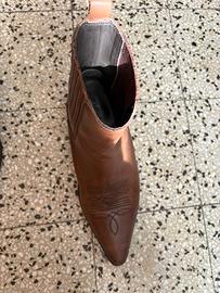 Scarpe con tacco stile texano