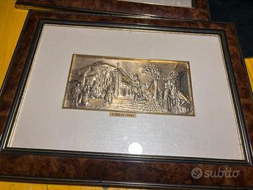 Incisioni argento oro quadri