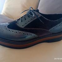 Scarpa Donna PEPEROSA Brogue/Francesina in Pelle e