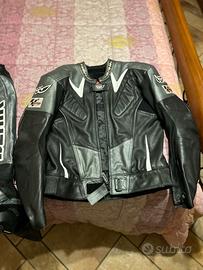 Tuta moto pelle
