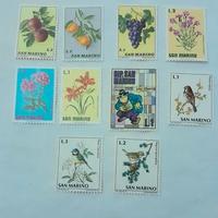 Francobolli San Marino - Senza Timbro - Anni '70
