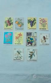 Francobolli San Marino - Senza Timbro - Anni '70