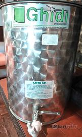 Fusto  alimentare acciaio inossidabile 50 L