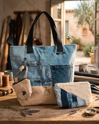 Borsa in denim handmade