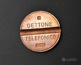 Gettone telefonico 7705 IPM raro