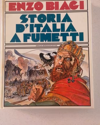 LIBRO FUMETTI "STORIA D'ITALIA A FUMETTI" 1980