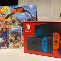 Nintendo Switch + RingFit adventure (gioco e acces
