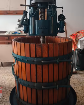 Torchio idraulico per uva