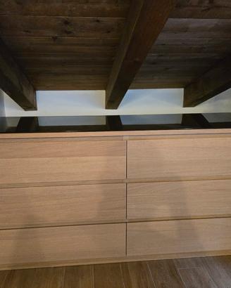 Cassettiera IKEA MALM 6 cassetti – rovere