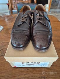 Scarpe in cuoio marrone anni 80-90 taglia 40 e 1/2