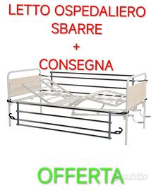 Letto ospedaliero completo materasso e CONSEGNA