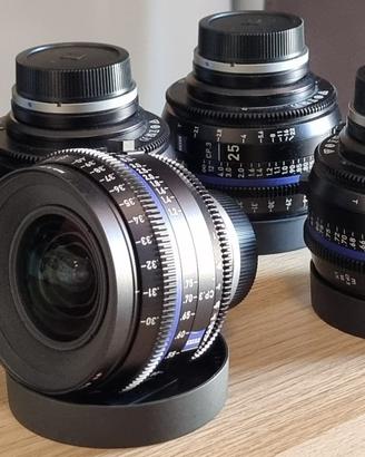 Zeiss CP.3 Lens set: 15, 25, 35, 50, 85 mm