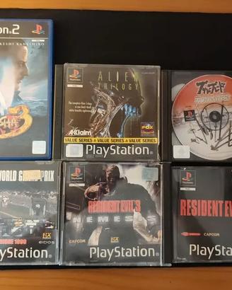 giochi ps1 e ps2 resident evil