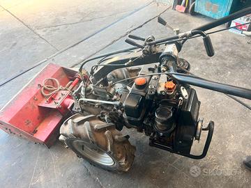motocoltivatore con trincia diesel 
