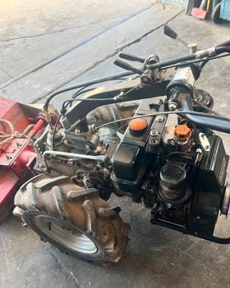 motocoltivatore con trincia diesel 