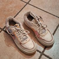 scarpe da ginnastica Nike pelle bianco e rosa 41