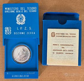 Moneta commemorativa G.Garibaldi - 1982