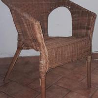 Poltroncina in vimini