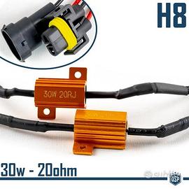 SPEGNI SPIA Errore RESISTENZE 30W-20OHM Lampade H8