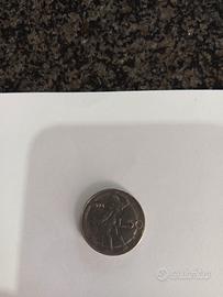 monete 50 lire 1974  con errore di conio 