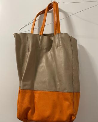 Borsa in pelle artigianale