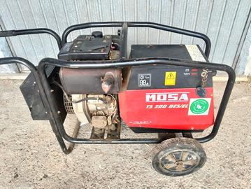 Motosaldatrice mosa ts 200 diesel 6kw