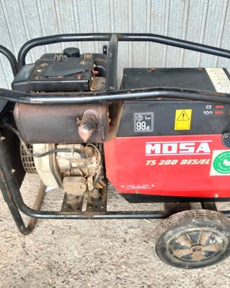 Motosaldatrice mosa ts 200 diesel 6kw
