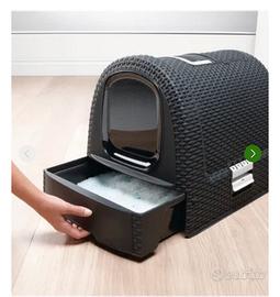 Lettiera chiusa anti odore