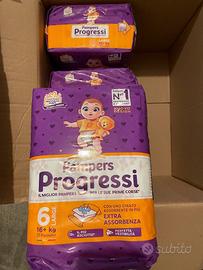 Pampers Progressi Pannolini tg 6 Large 16kg 3conf