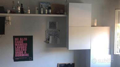 Pensili con mensola 180cm