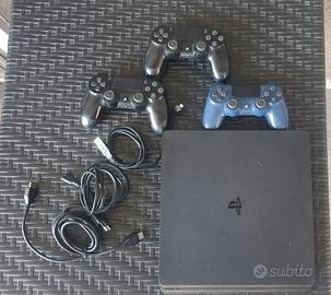 PlayStation 4 Slim 1TB + 3 Controller DualShock 4 