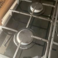 Piano cottura in vetro nero electrolux