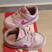 nike dunk low bambina 23.5 rosa/fucsia 