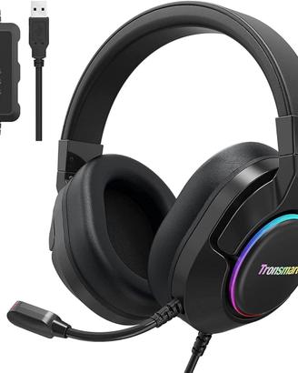 Cuffie Gaming Microfono Tronsmart 7.1 RGB PS4/5