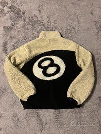 Giacca Stussy 8 Ball Sherpa Reversible cream