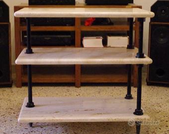 Tavolo in travertino porta elettroniche HiFi