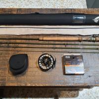 canna da mosca a Switch 11' 6'' mulinello Devaux