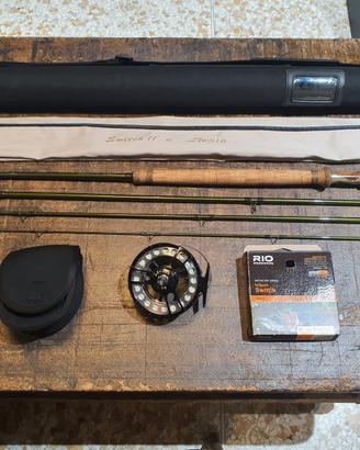 canna da mosca a Switch 11' 6'' mulinello Devaux