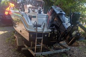 Barca Open 510 pronta da pesca Motore 90cv Mercury