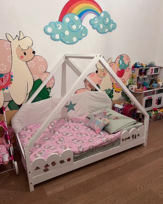 Lettino bambini a casetta