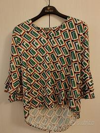 Blusa fantasia manica 3/4