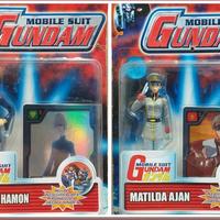 Lotto GUNDAM Action Figures MATILDA/ CLAWLE 2001