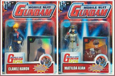 Lotto GUNDAM Action Figures MATILDA/ CLAWLE 2001