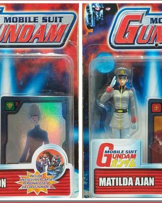Lotto GUNDAM Action Figures MATILDA/ CLAWLE 2001