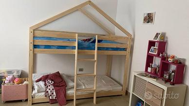 Letto a castello in legno