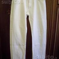Jeans bianco NUOVO taglia 48