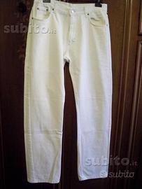 Jeans bianco NUOVO taglia 48